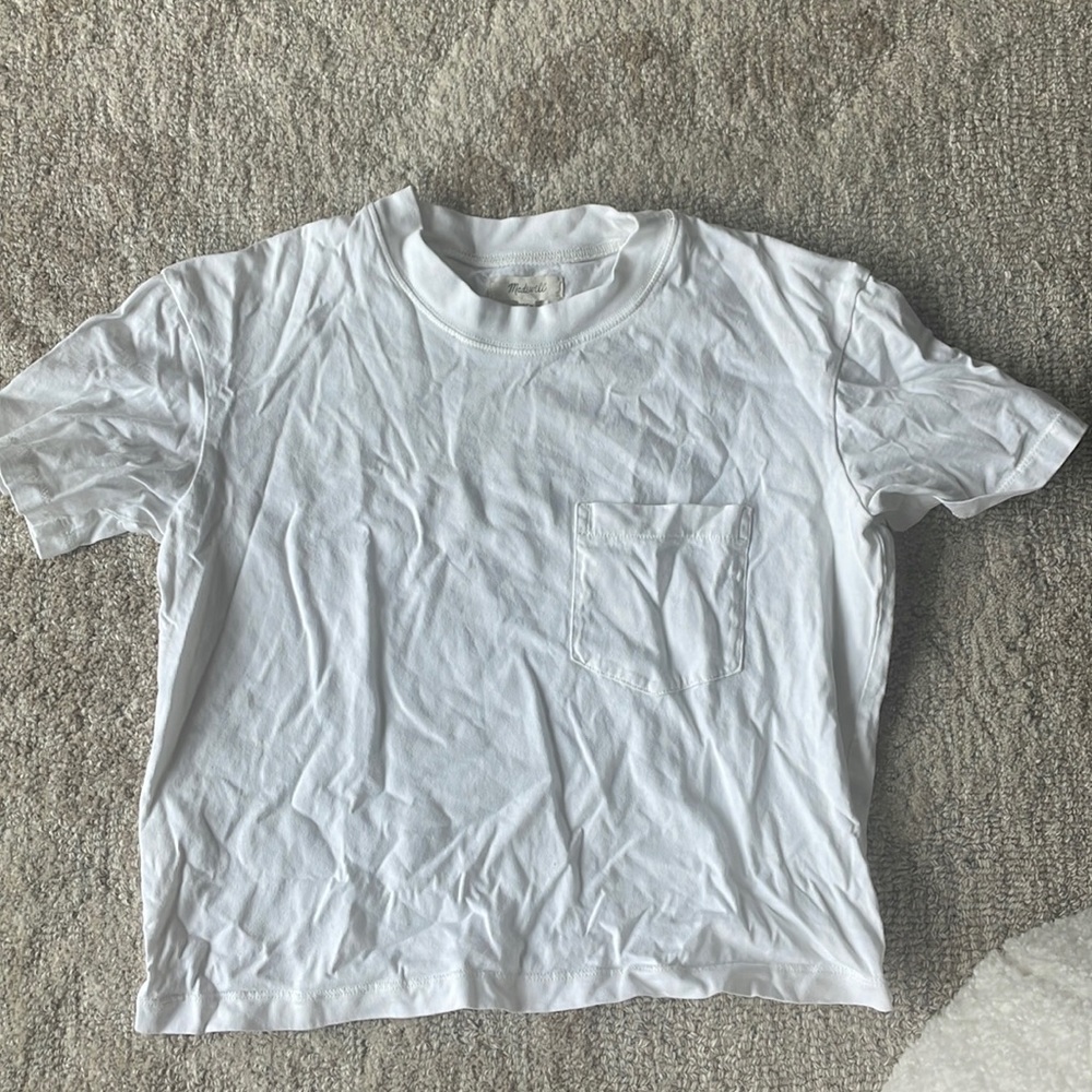 Madewell white top